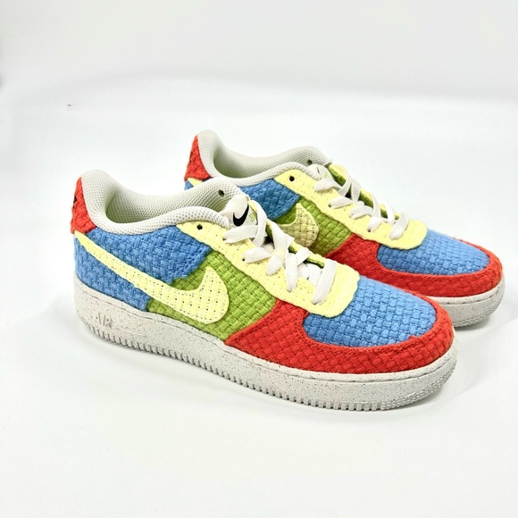 Air Force 1 LV8 Next Nature ‘University Blue/Vivid Green/Team Orange (GS) 6.5 - Picture 6 of 6